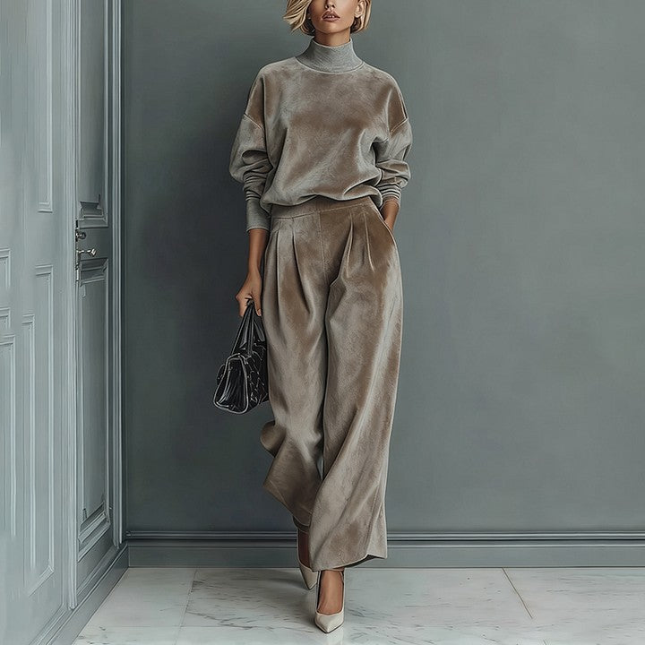 Finiks Gravity | High-Neck Zip-Up Wide-Leg Tracksuit Set | Product image 11
