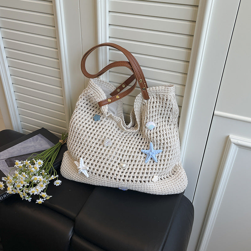 Finiks Gravity | Woven Straw Shoulder Bag | Product image 2