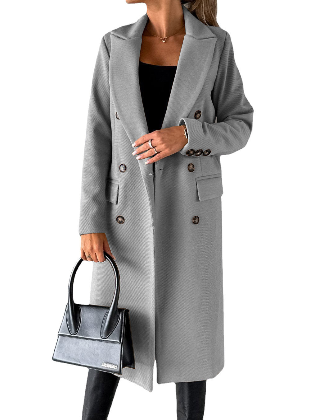 Finiks Gravity | Ruffled Lapel Long Blazer | Product image 10