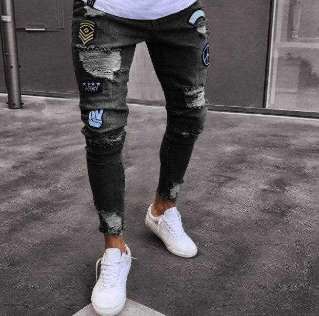 Finiks Gravity | Ripped Patch Skinny Denim Jeans | Product image 3