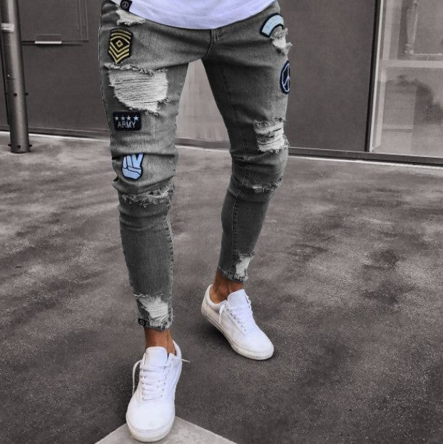 Finiks Gravity | Ripped Patch Skinny Denim Jeans | Product image 6