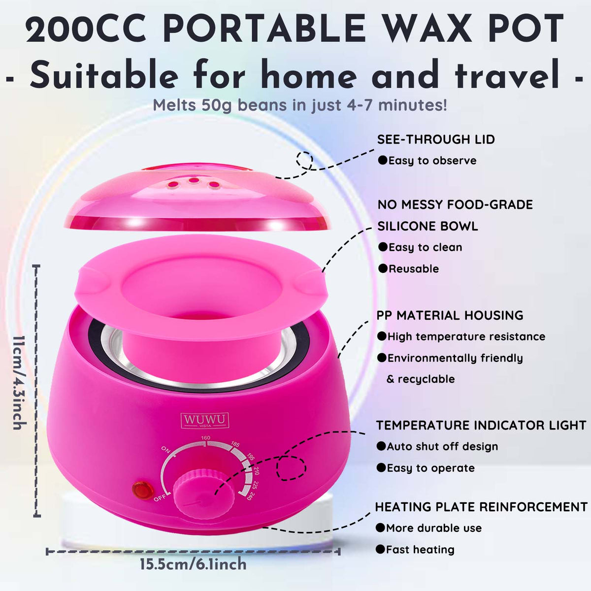 Finiks Gravity | Complete At-Home Waxing Kit with Wax Warmer & Wax Beads | Product image 6
