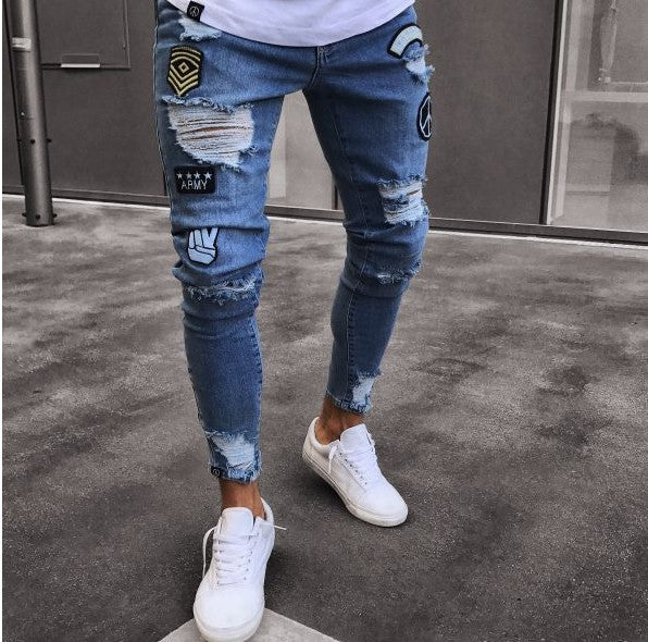 Finiks Gravity | Ripped Patch Skinny Denim Jeans | Product image 5