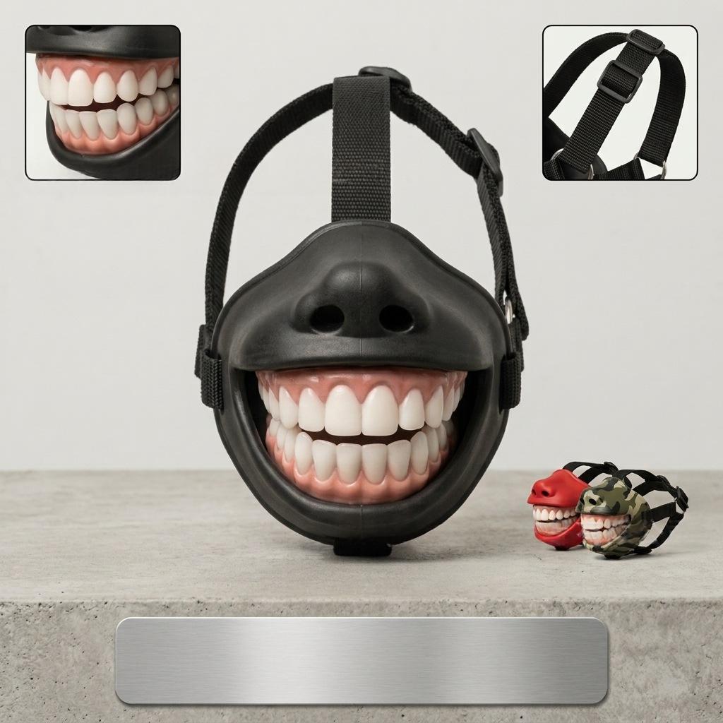 Finiks Gravity | Funny Big Human Smile Dog Mask | Product image 4