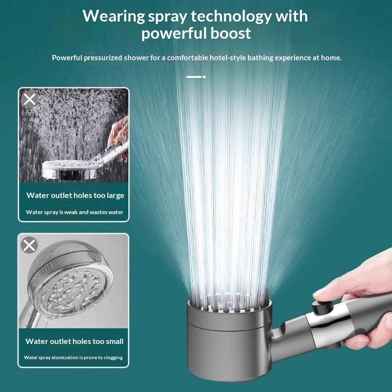 Advanced High-Pressure Filtered Shower Head & Hard Water Purifier - alternate view
