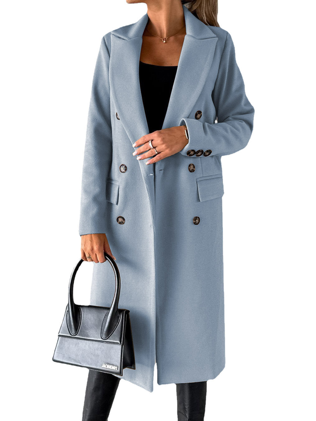 Finiks Gravity | Ruffled Lapel Long Blazer | Product image 5