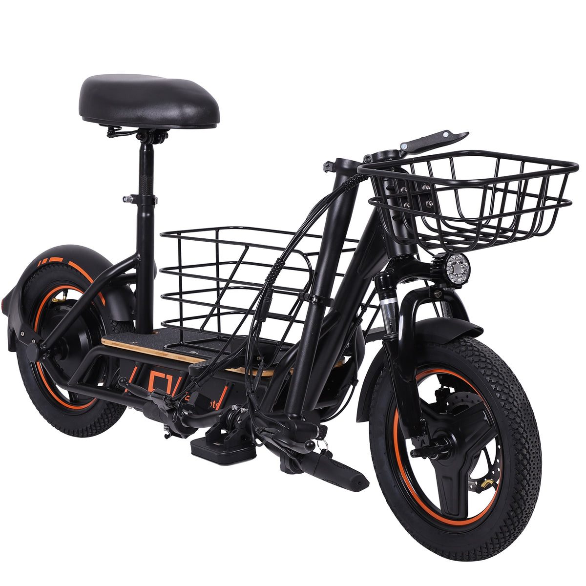 Finiks Gravity | Foldable Electric Scooter with Seat & Cargo Baskets - 600W | Product image 2