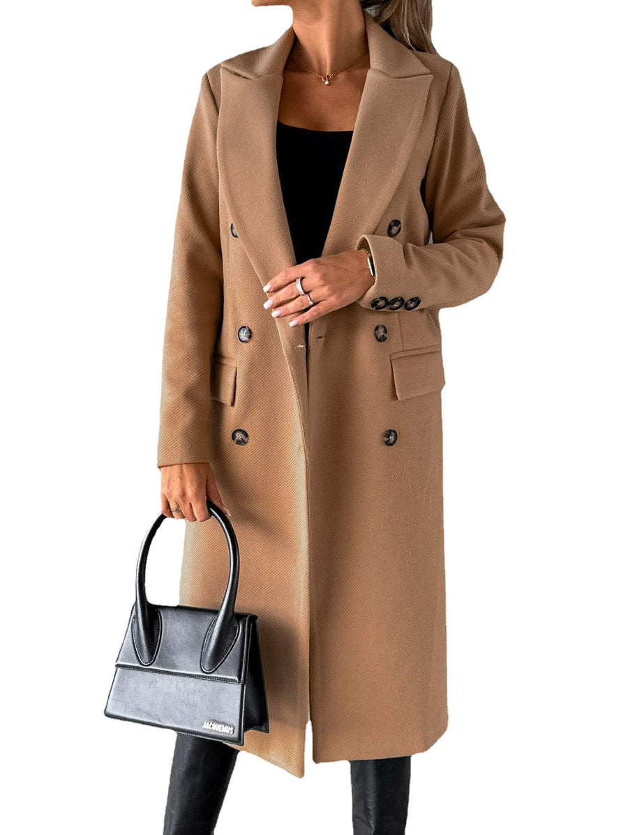 Ruffled Lapel Long Blazer - alternate view